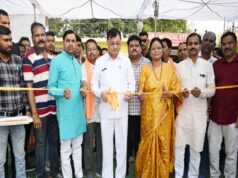 उद्योग मंत्री श्री लखनलाल देवांगन ने रजत जयंती उद्यान को जनसेवा में किया समर्पित