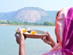 सोमनाथ स्वाभिमान पर्व पर मधेश्वर महादेव पर्वत में हुई विशेष पूजा-अर्चना